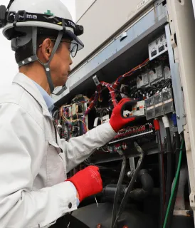 温度・圧力・電流値などの運転データ測定